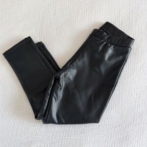 Zara faux leather leggings